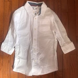 OshKosh B’gosh white Button-down boys shirt